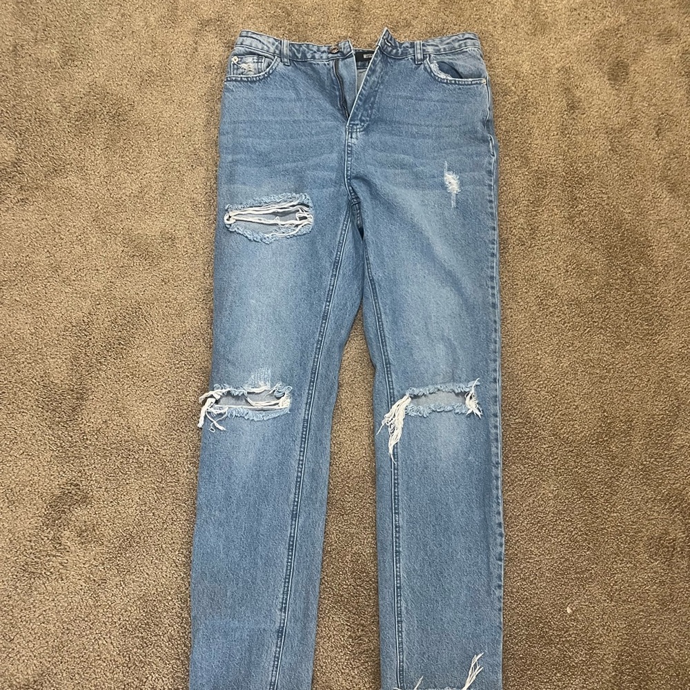 Missguided Light Blue Denim Jeans